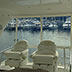 View Aft: Cool2Sea is used on this 48' Sea Ray, <em>Liberty</em>